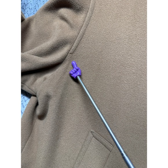 Baracuta Cashmere Wool Bomber Jacket 2XT Brown Tan Soft Gold Lined Bulgaria READ - Picture 15 of 16